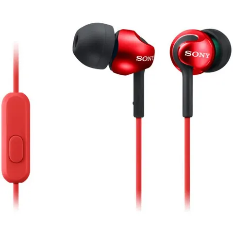 Sony MDR-EX110AP Rojo – imagen 2