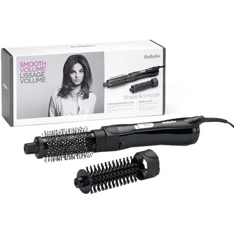 BaByliss Cepillo de Aire Shape & Smooth Negro – imagen 2