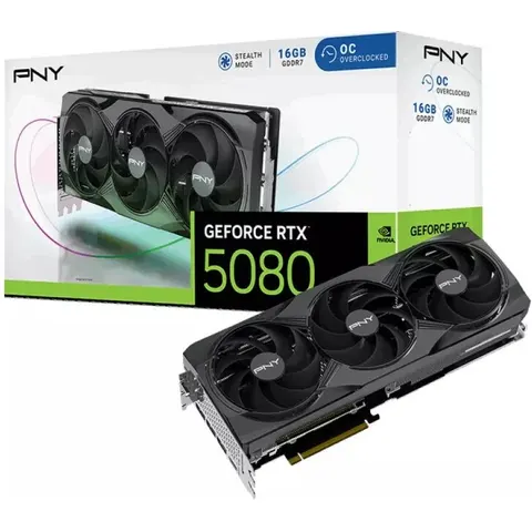 PNY GeForce RTX 5080 Triple Fan NVIDIA – imagen 3