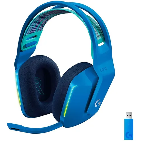 Logitech Auriculares G733 RGB Lightspeed Wireless Azul – imagen 2