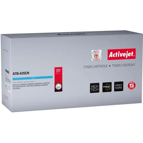 Tóner compatible Brother ATB-426CN (cian) - ACTIVEJET – imagen 2