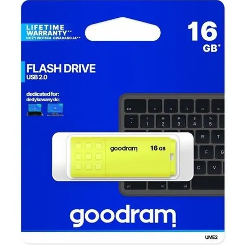 Pendrive USB 2.0 16GB UME2 (Amarillo) - GOODRAM – imagen 2