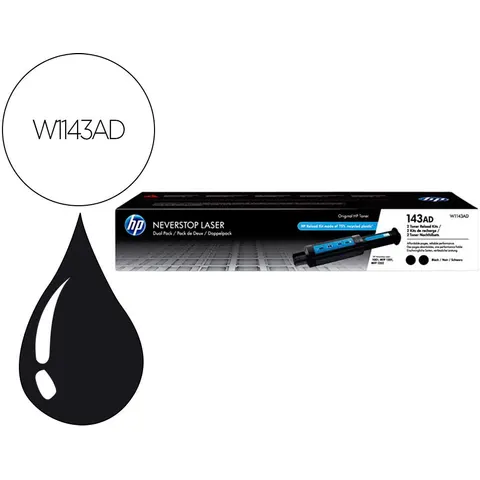 HP 143AD Original Negro Multipack – imagen 3