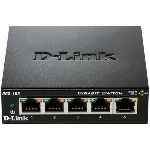 D-Link DGS-105 Negro – imagen 2