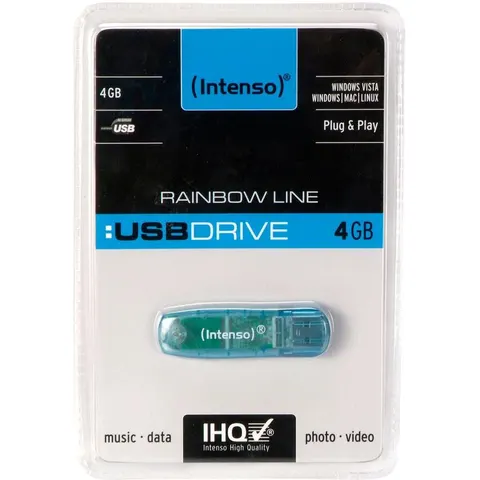 Pendrive USB 2.0 4GB Rainbow Line - INTENSO – imagen 4