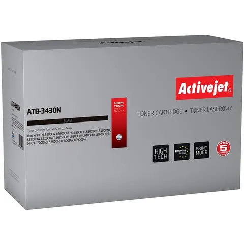 Tóner compatible Brother ATB-3430N (negro) - ACTIVEJET – imagen 2