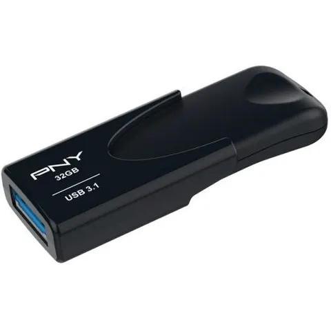 PNY Attache 4 32GB - USB Type-A - Negro – imagen 2