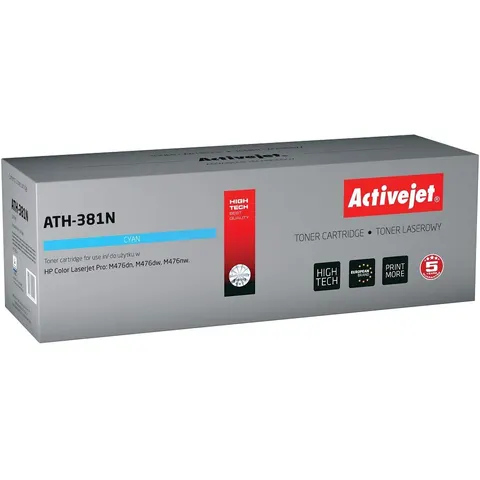 Tóner compatible HP ATH-381N (cian) - ACTIVEJET – imagen 2