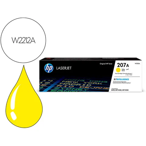 HP 207A Original Amarillo – imagen 4