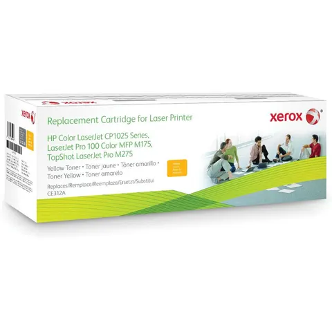 Tóner amarillo compatible HP CE312A - XEROX – imagen 3