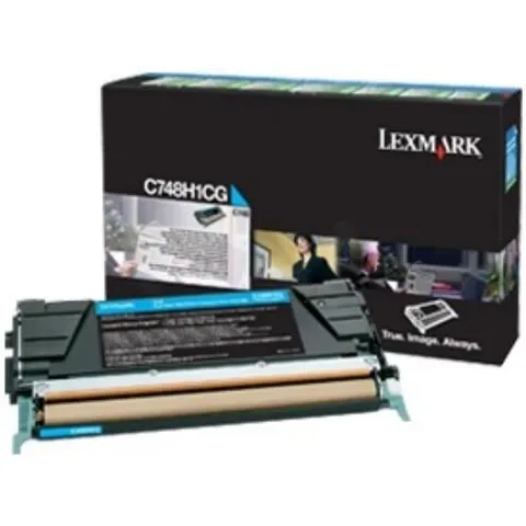 C748 DE / DTE / E Tóner cian (10000 páginas) - LEXMARK – imagen 2