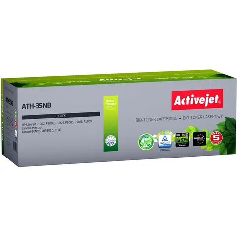 Toner Compatible BIO HP 35A CB435A (Negro) - ACTIVEJET – imagen 2