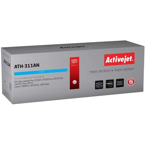 Tóner compatible HP ATH-311AN (cian) - ACTIVEJET – imagen 2