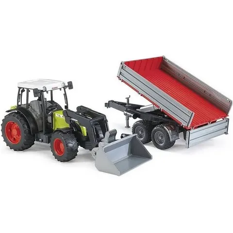 Tractora Claas Nectis 267 F con Remolque - BRUDER – imagen 2