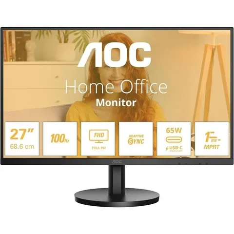 Monitor LED IPS 27" 27B3CF2 Full HD (Negro) - AOC – imagen 3