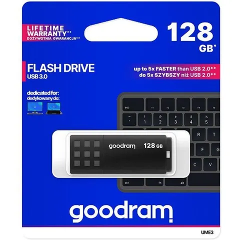 Pendrive USB 3.0 128GB UME3 (Negro) - GOODRAM – imagen 2