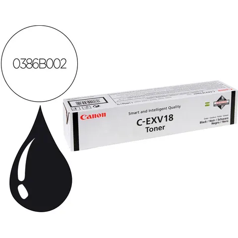 Toner EXV18 (Negro) - CANON – imagen 3