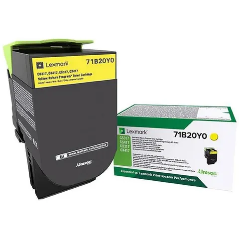 Lexmark 71B20Y0 toner amarillo – imagen 3