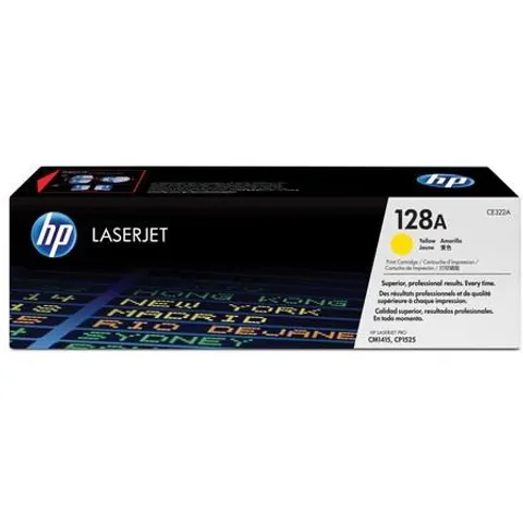 HP 128A (CE322A) toner amarillo – imagen 3