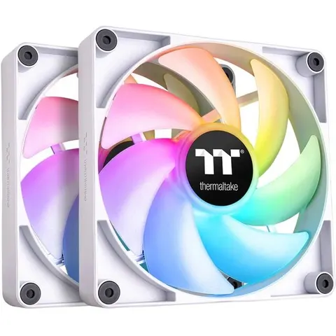 Pack de 2 ventiladores TT CT120 ARGB Sync (blanco) - THERMALTAKE – imagen 2