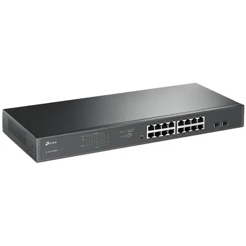 Switch 19" Gigabit Easy Smart 16 Puertos PoE - TP-LINK – imagen 2