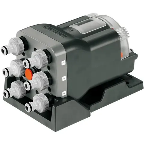 Distribuidor de Riego Automático con 6 Salidas (Negro) - GARDENA – imagen 2