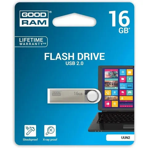 Pendrive USB 2.0 16GB UUN2 (Plata) - GOODRAM – imagen 2