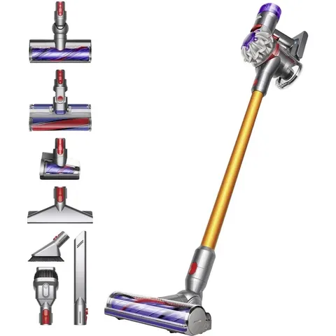 Dyson V8 Absolute - Sin bolsa - Plata, Amarillo – imagen 2