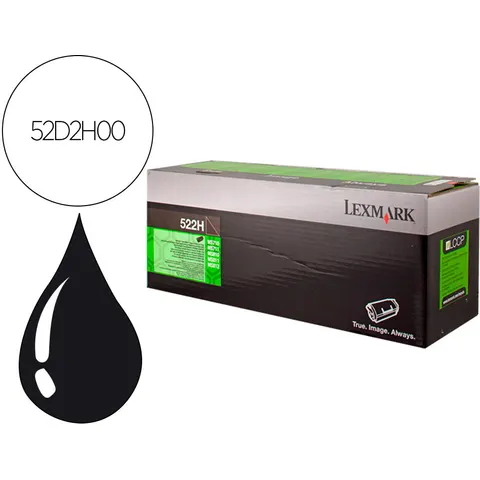 Tóner láser 522H Negro - LEXMARK – imagen 2