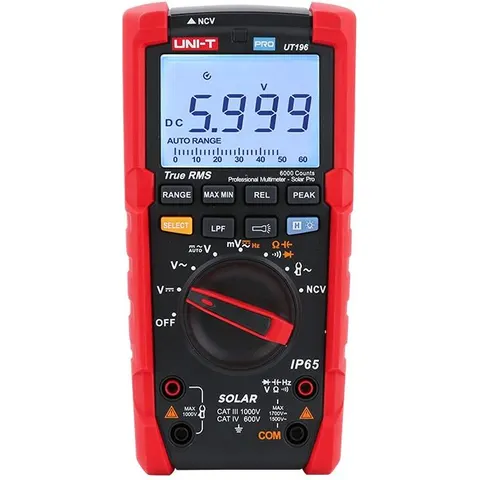 Multímetro Digital Profesional True RMS 1700V DC - UNI-T – imagen 2