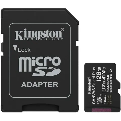 Kingston Technology 128GB microSDXC Canvas Select Plus Gen3 150MB/s A1 – imagen 2