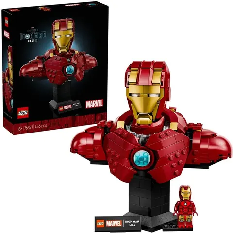 Marvel: Busto de Iron Man MK4 - LEGO – imagen 2