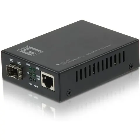 LEVELONE GVT2000 - Conversor multimedia, Gigabit Ethernet, SFP – imagen 2