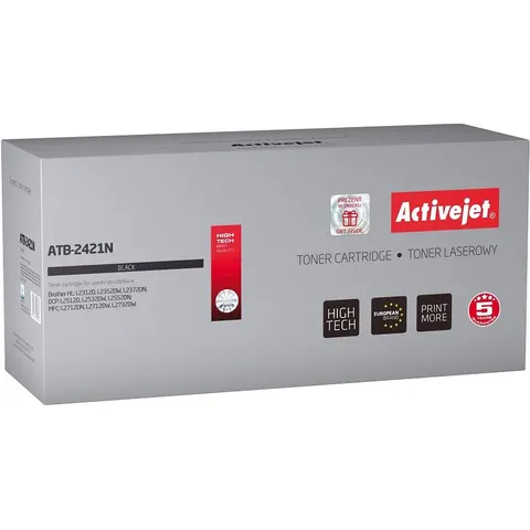 Tóner compatible Brother ATB-2421N (negro) - ACTIVEJET – imagen 2