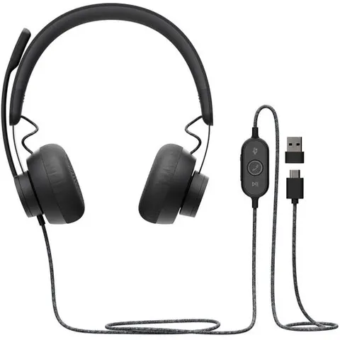 Logitech Zone Wired UC - Negro – imagen 2