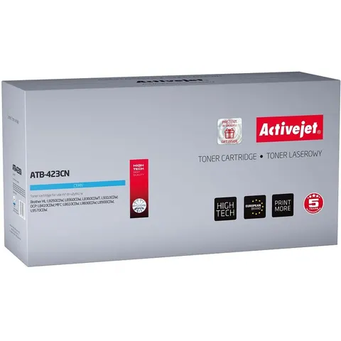 Tóner compatible Brother ATB-423CN (cian) - ACTIVEJET – imagen 2