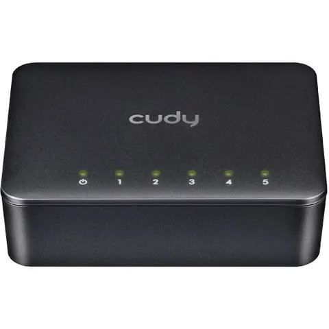 Cudy FS105D switch Fast Ethernet (10/100) Negro – imagen 3