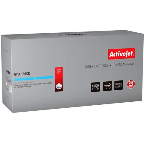 Tóner compatible Brother ATB-326CN (cian) - ACTIVEJET – imagen 2