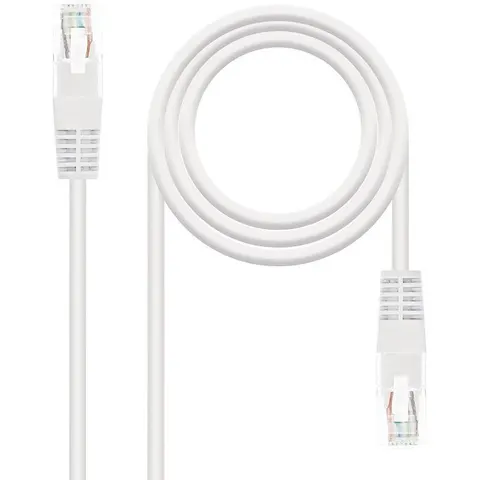 Nanocable LATIGUILLO 2M UTP CAT5E BLANCO – imagen 3