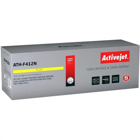 Tóner compatible HP ATH-F412N (amarillo) - ACTIVEJET – imagen 2