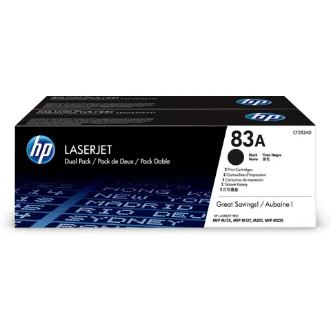 Pack 2x 83A Toners (Negro) - HP – imagen 3