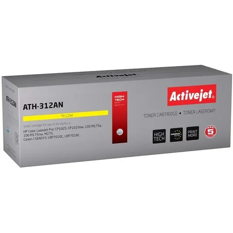 Tóner compatible HP ATH-312AN (amarillo) - ACTIVEJET – imagen 2