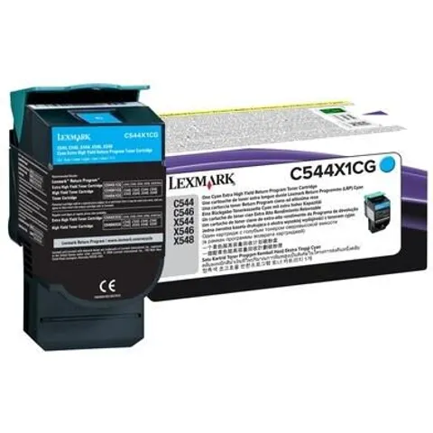 Lexmark C544X1CG toner cian – imagen 3