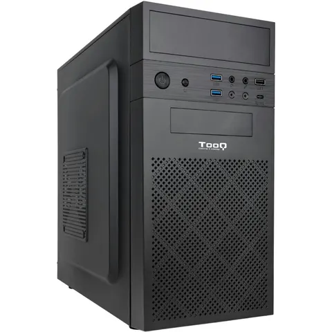 TooQ Caja Minitorre Micro-ATX Negra – imagen 3