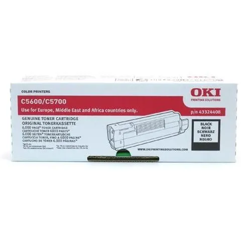 C5600 C5700 toner negro (OKI 43324408) – imagen 3