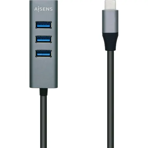 Concentrador USB 3.1 (Gris) - AISENS – imagen 2