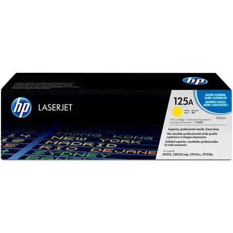 HP 125A (CB542A) toner amarillo – imagen 3