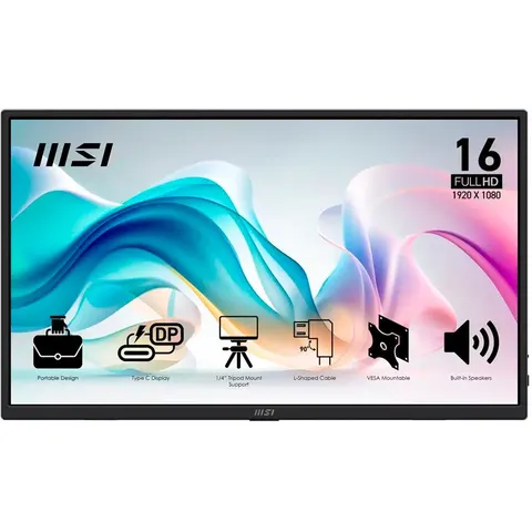 Monitor msi mp165 e6 15.6 pulgadas fhd – imagen 2