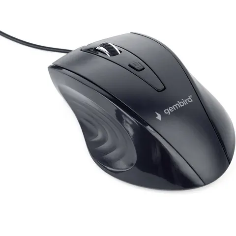 Ratón Óptico con Cable 1200 DPI (Negro) - GEMBIRD – imagen 2