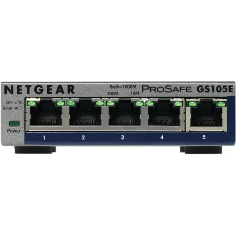 NETGEAR GS105E - Switch, 5 puertos, Gigabit Ethernet – imagen 2